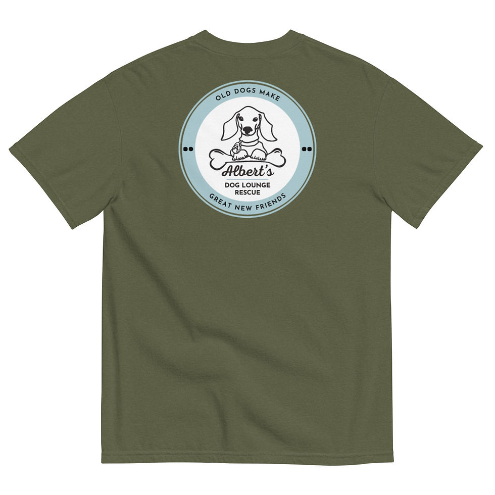 Thumbnail: Unisex Heavyweight T-shirt - Only A**holes Abandon Dogs