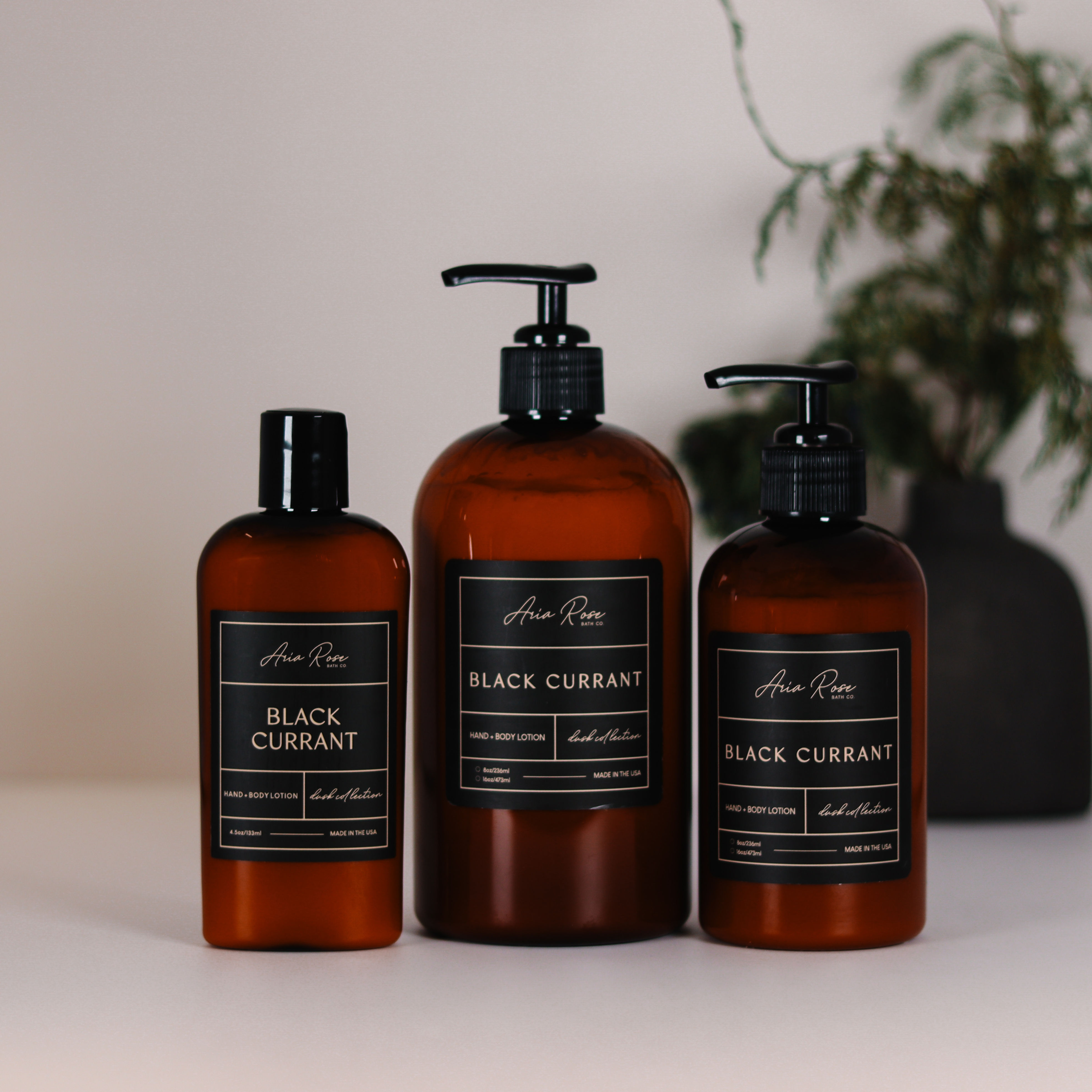 Black Currant Hand + Body Lotion