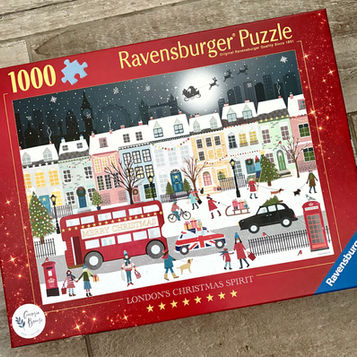 Ravensburger puzzle featuring Georgia Breeze 'London's Christmas Spirit' design wins Big Christmas Wishlist Award