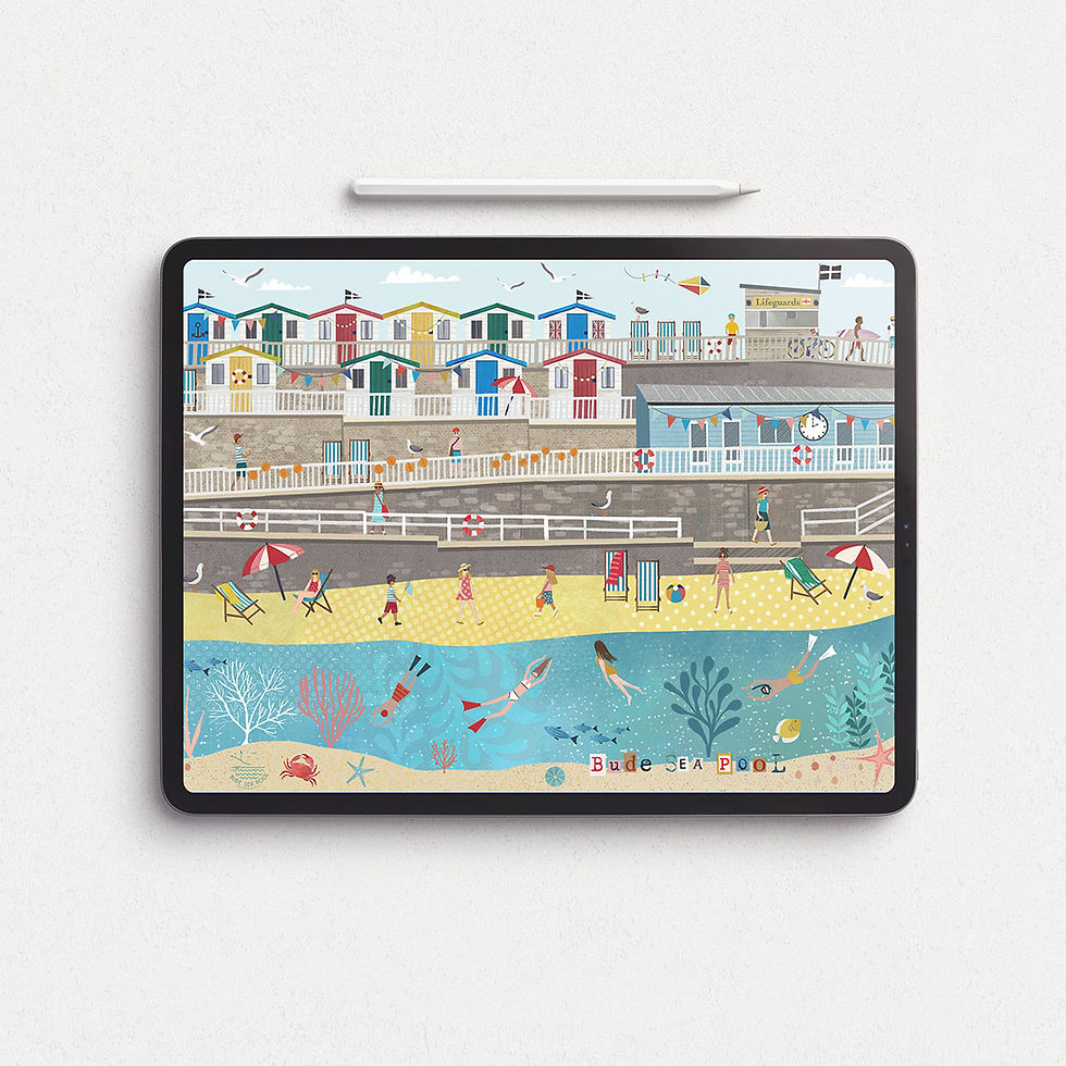 "Georgia worked with us to develop our ideas; she is so friendly and approachable" - Bude Sea Pool