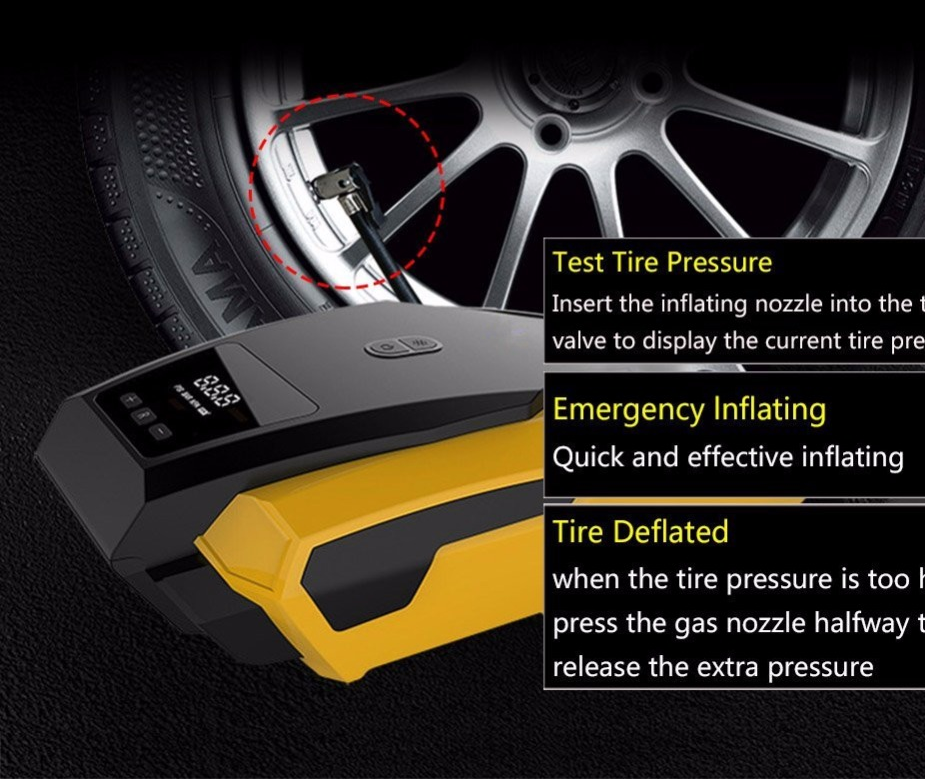 Thumbnail: Portable Electric Car Tire Inflator