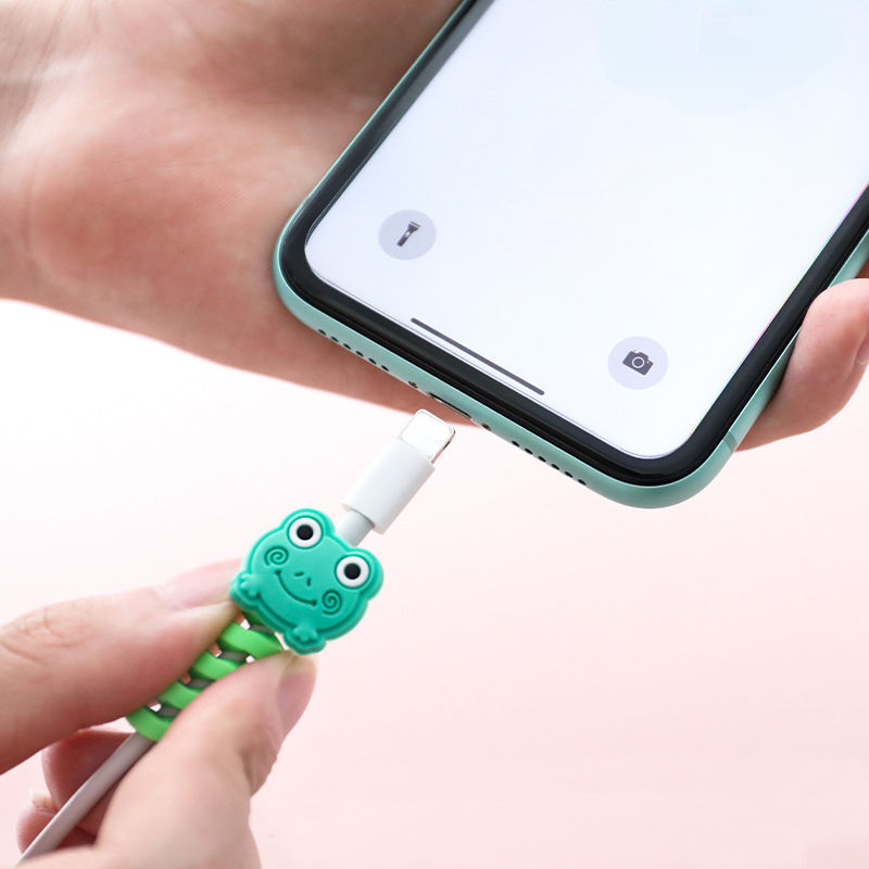 Thumbnail: Cartoon Spiral USB Cable Protector and Organizer Bobbin
