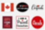 Vinyl Stickers - Canada Proud