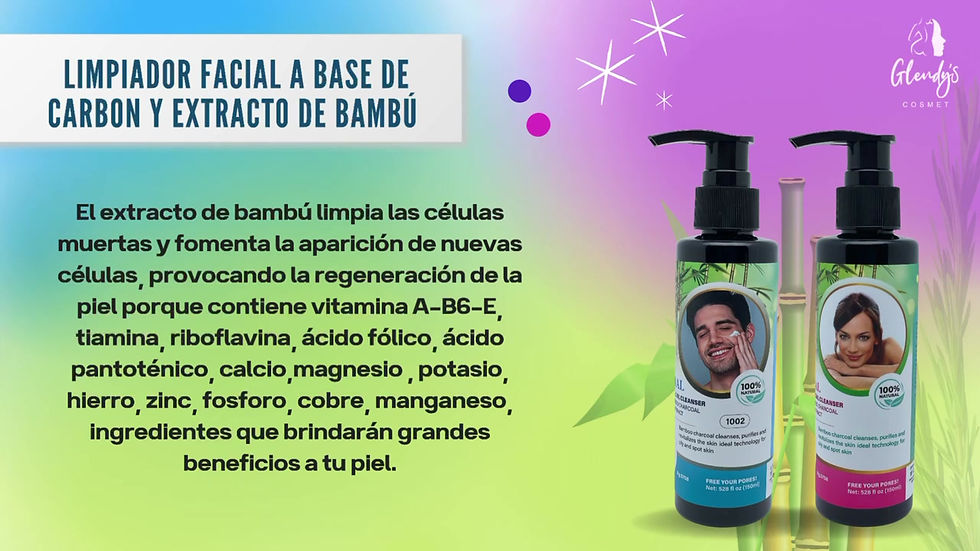 Thumbnail: Deep-pore facial cleanser based on bamboo charcoal for woman