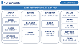主な主契約 - 生命保険商品の全体像を理解する -