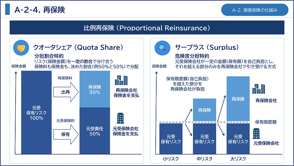 比例再保険(Proportional Reinsurance)