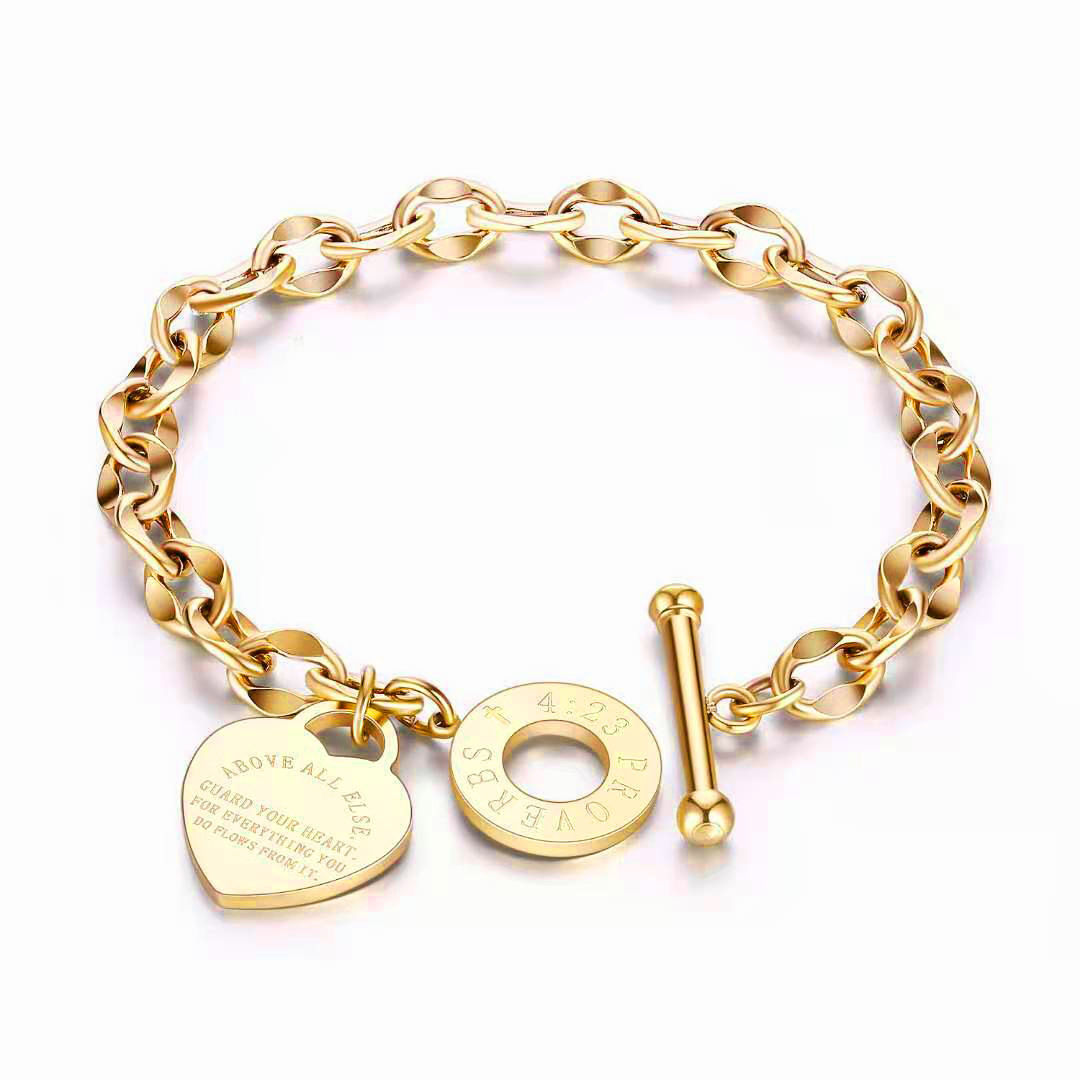 Luxury Gold Charm Bracelet