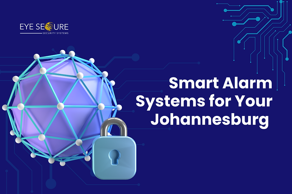 EyeSecure smart alarm system for Johannesburg homes and businesses, featuring advanced digital security and real-time protection.