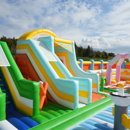 Largest inflatable bounce park