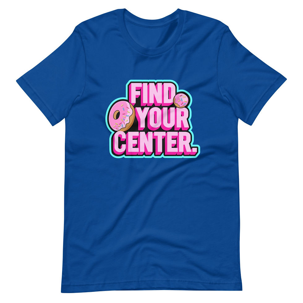 Thumbnail: "FIND YOUR CENTER" GRAPHIC TEE