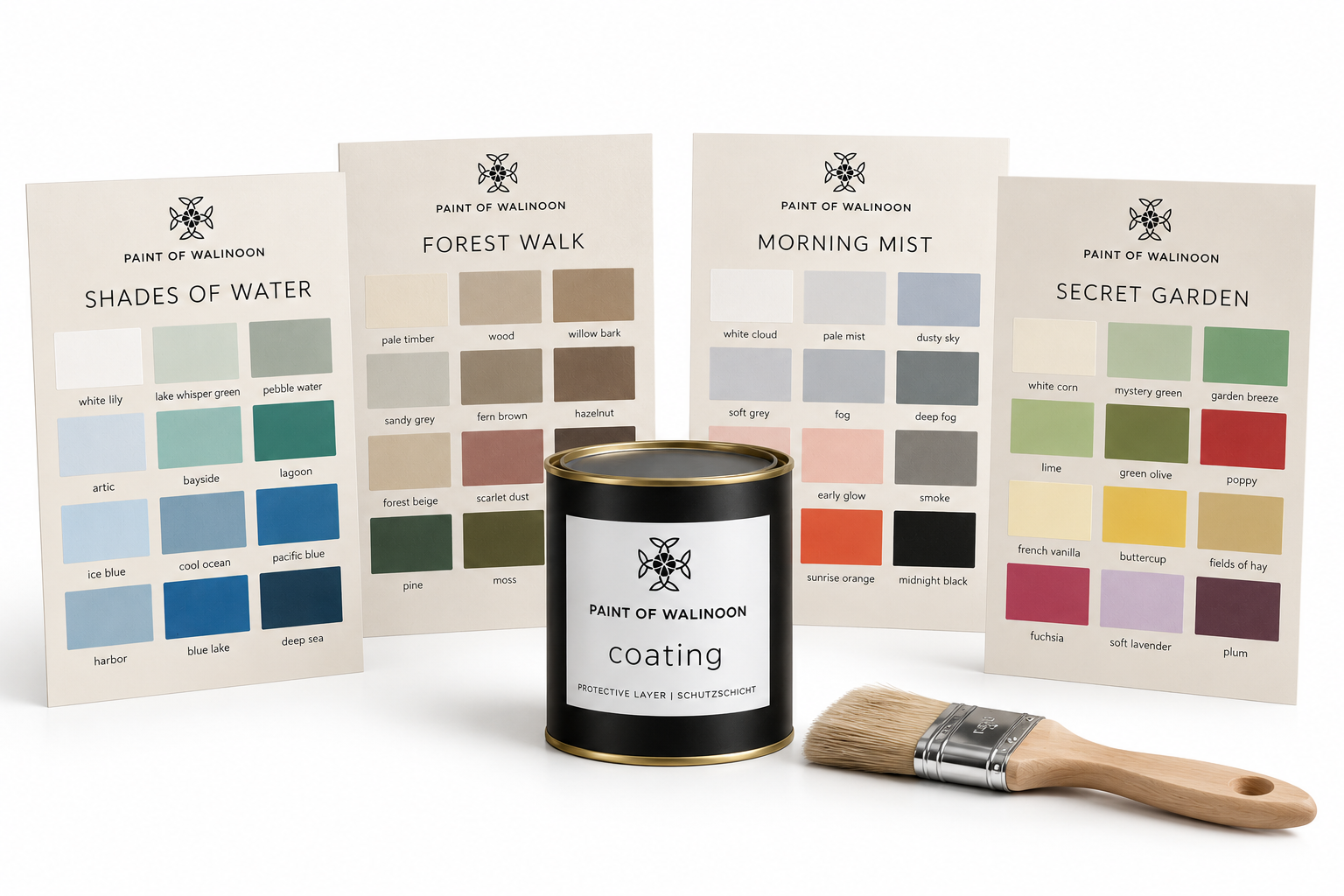 Paint of Walinoon – Farbkarten-Set mit 48 Farbtönen