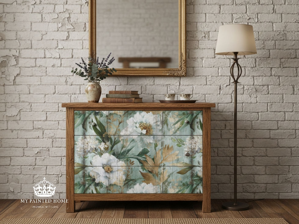 XXL Decoupage Seidenpapier - VINTAGE FLORAL