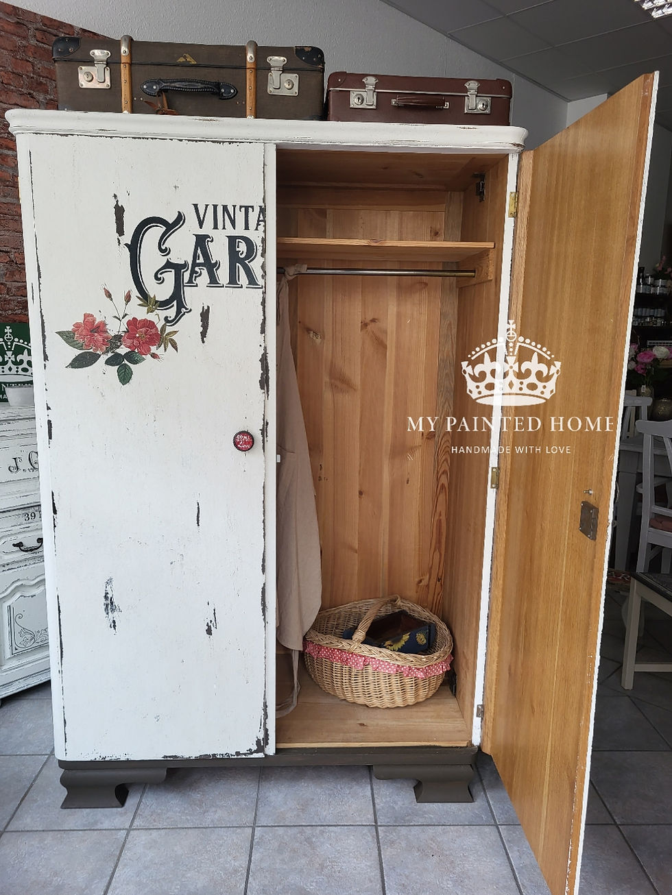 Miniaturbild: FRIDA ❤️ VINTAGE GARDEN⚜️ Kleiderschrank Schrank ❤️Vintage Shabby Möbel