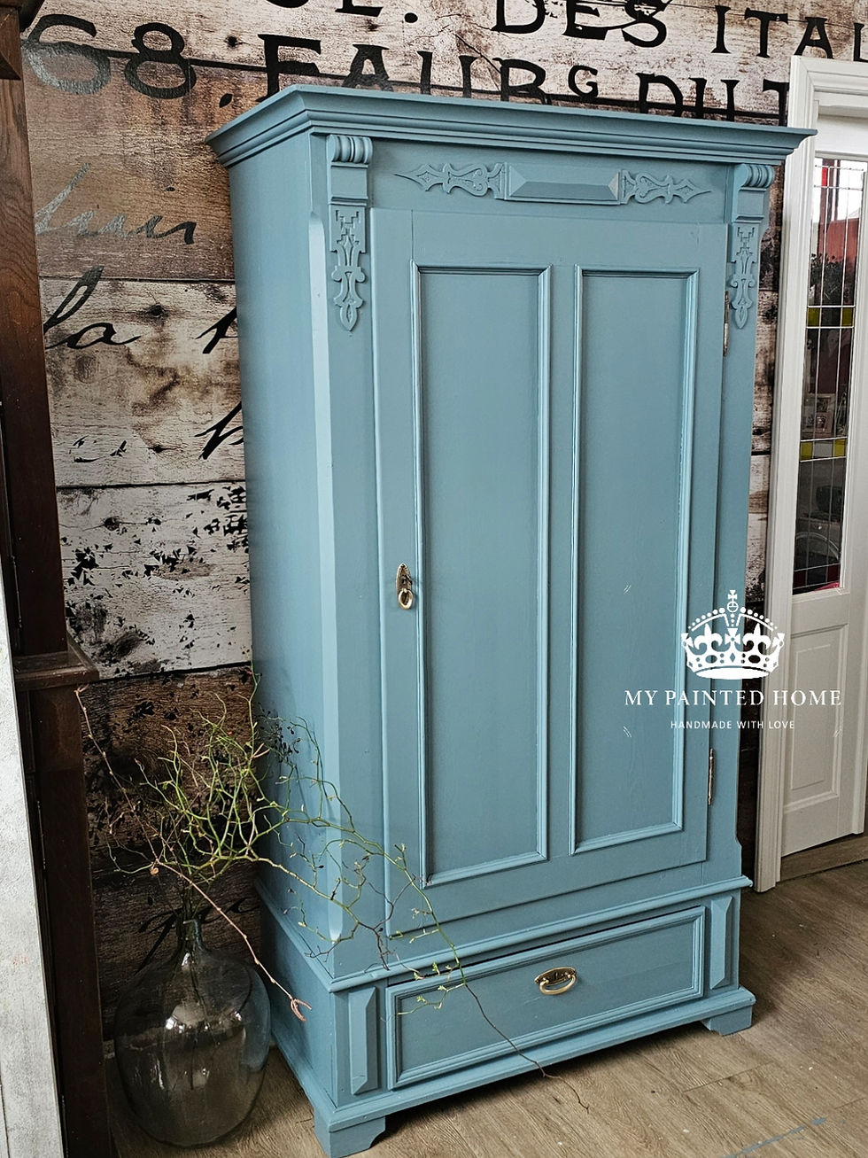 Miniaturbild: BJARNE Danish Design Alter Herrenschrank Wäscheschrank