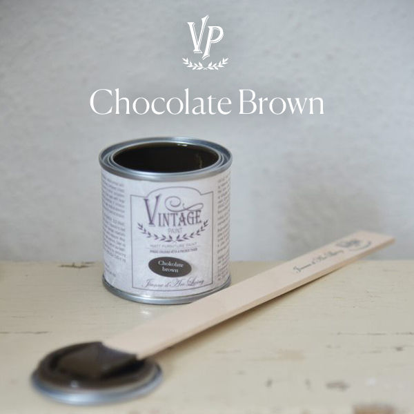 Miniaturbild: CHOCOLATE BROWN - Vintage Paint Kreidefarbe