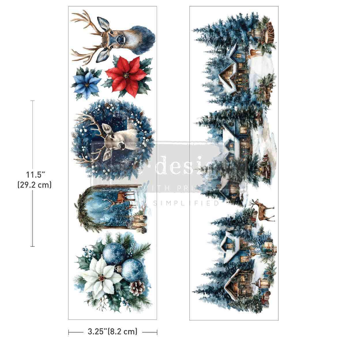 Transferfolie | Redesign Lux Transfer | Blue Ridge Winter - Weihnachten