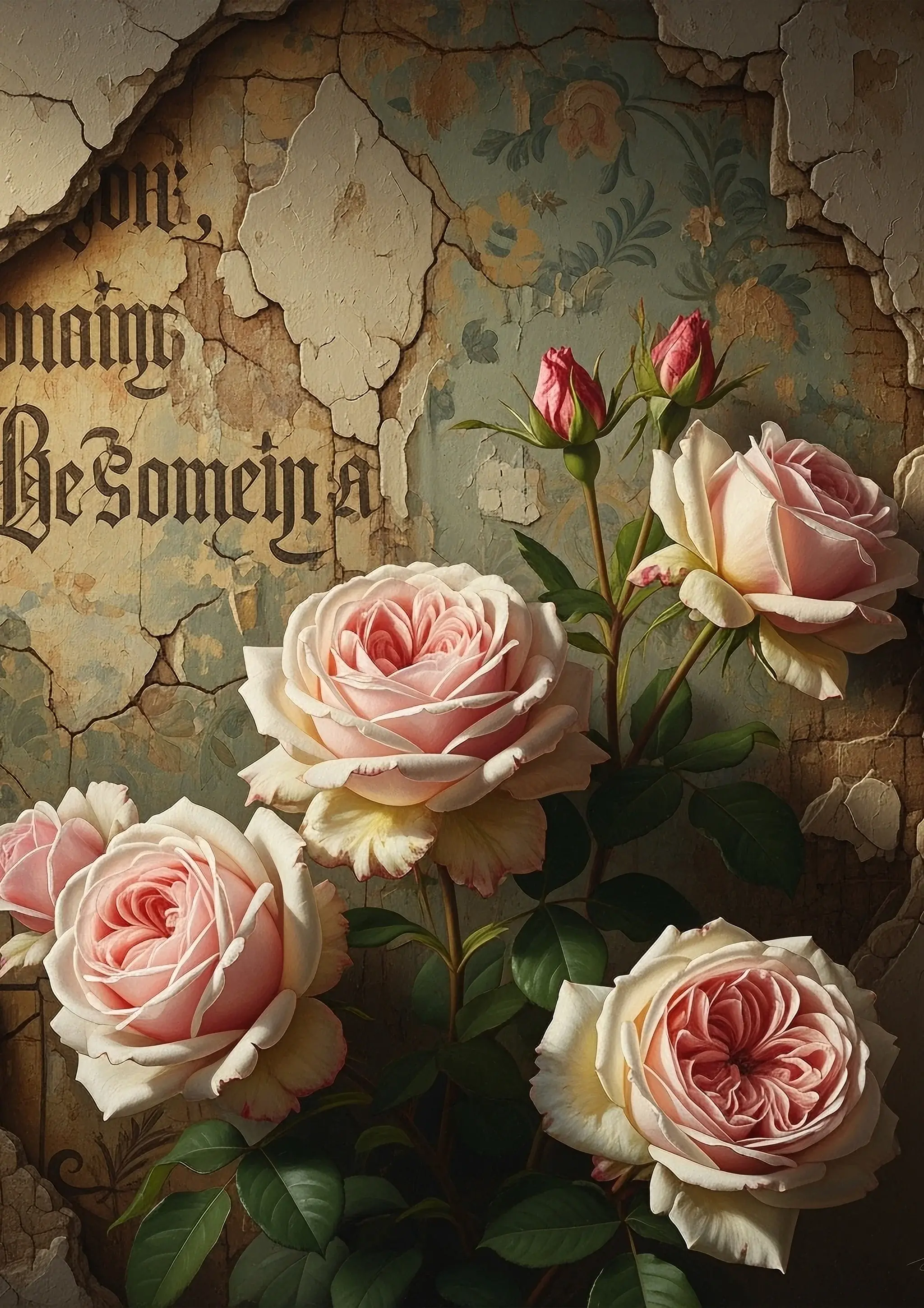 MINT by Michelle | Decoupage Papier | GRITTY ROSES