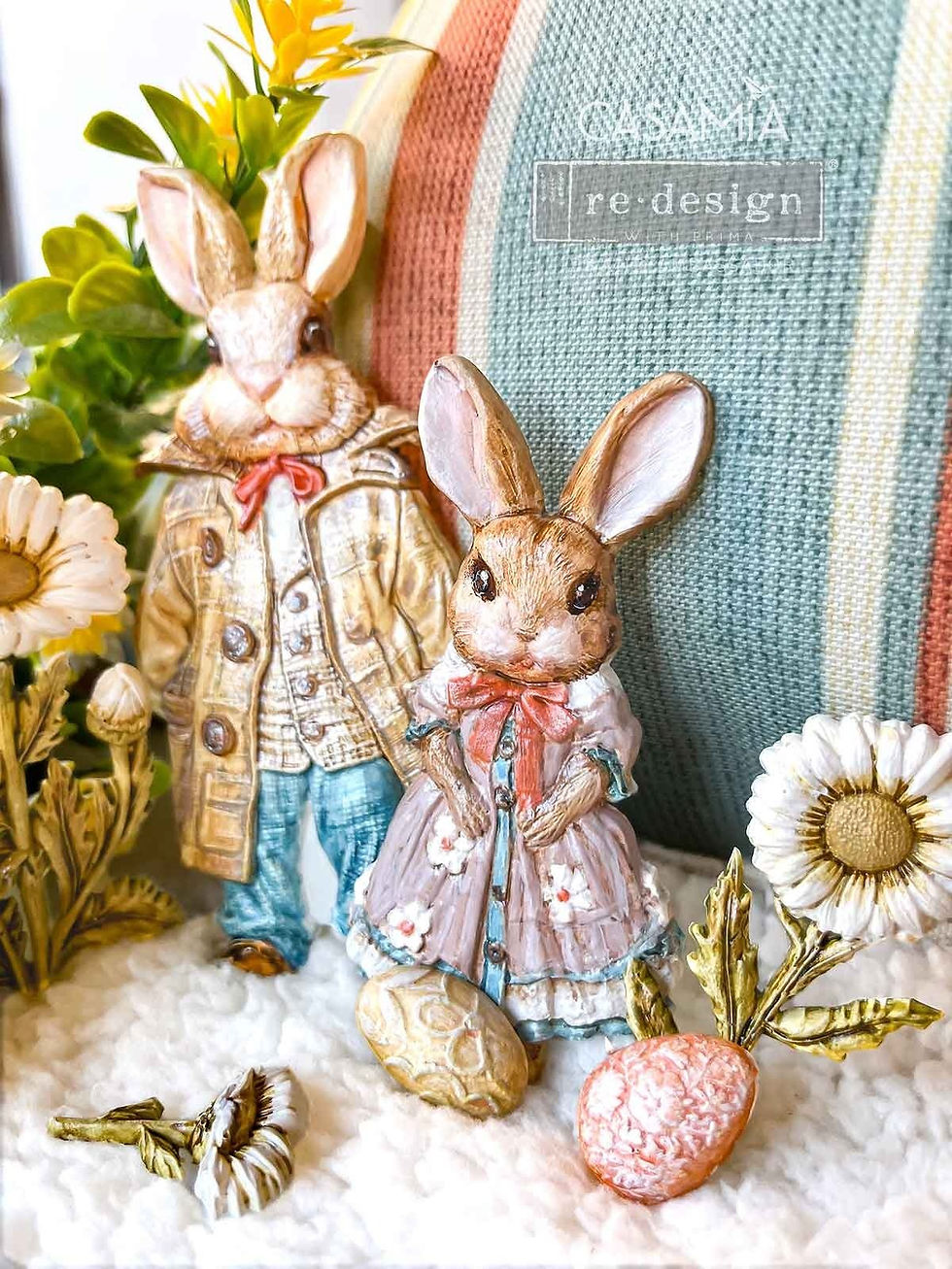 Miniaturbild: Mould Redesign | Silikonform Dekorform | SPRINGTIME BUNNY