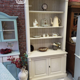 MPH-Buffet Landhaus-French Beige, Küchenbuffet, Eiche Rustikal , Buffet, Buffetschrank, My Painted Home Kreidefarbe Painting the Past, Kreidefarbe, Chalkpaint, Dixie Belle, Vintage Paint, Nordic Chic