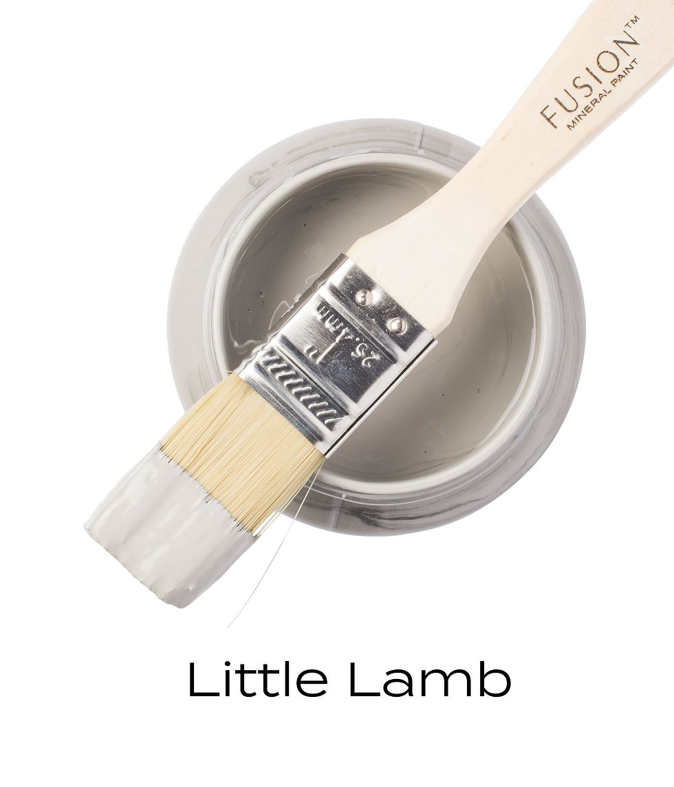 Miniaturbild: LITTLE LAMB  - FUSION Mineral Acryl Paint - hellgrau