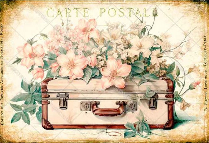 Reispapier | Decoupage Papier | OLD OBJECT-019