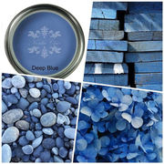 Deep Blue Nordic Chic - Kreidefarbe - Chalkpaint - ökologisch - rostrot - Möbelfarbe - Eu Eco Label - wasserbasiert - My Painted Home - blau