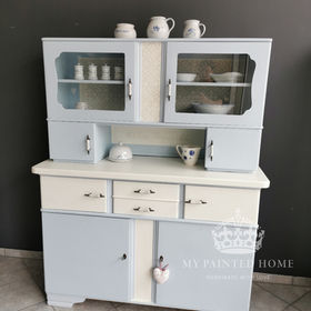 Buffet_Küchenbuffet_Dixie Belle_Kreidefarbe_Shabby_Vintage_Painting the Past_Swedish Blue_My Painted Home