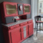 Diner, Küchenbuffet, Barhocker, Rockabilly, Küchenbuffet My Painted Home Kreidefarbe Painting the Pa