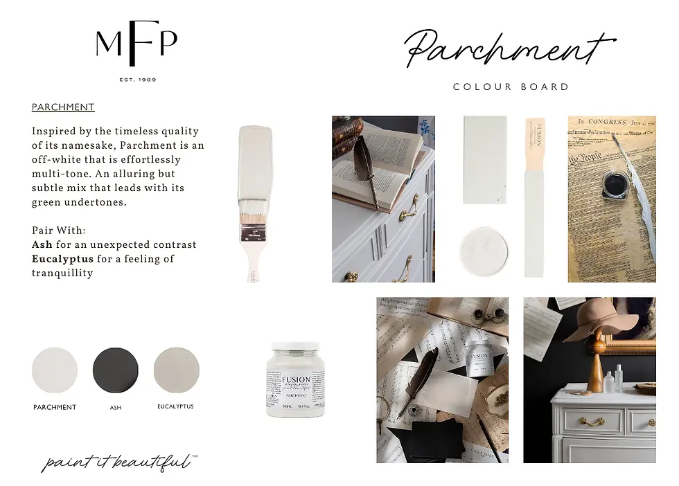 Miniaturbild: PARCHMENT - FUSION Mineral Acryl Paint