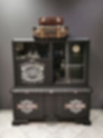 MPH-Buffet "Motorradclub"-BLACK-PTPKüchenbuffet My Painted Home Kreidefarbe Painting the Past, Aloe
