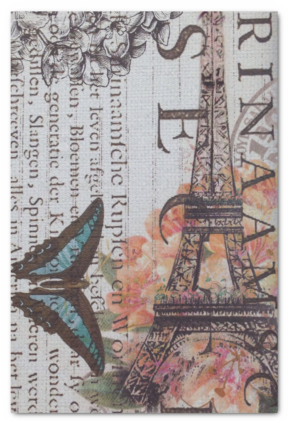 XL Decoupage Seidenpapier - PARIS EIFFEL TOWER