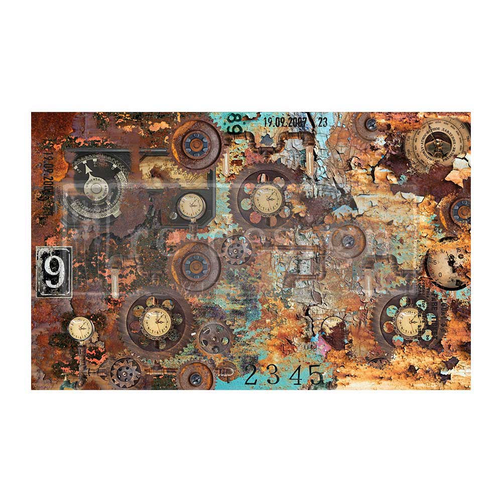 Decoupage Seidenpapier - TARNISHED PARTS - 48x76cm - Redesign