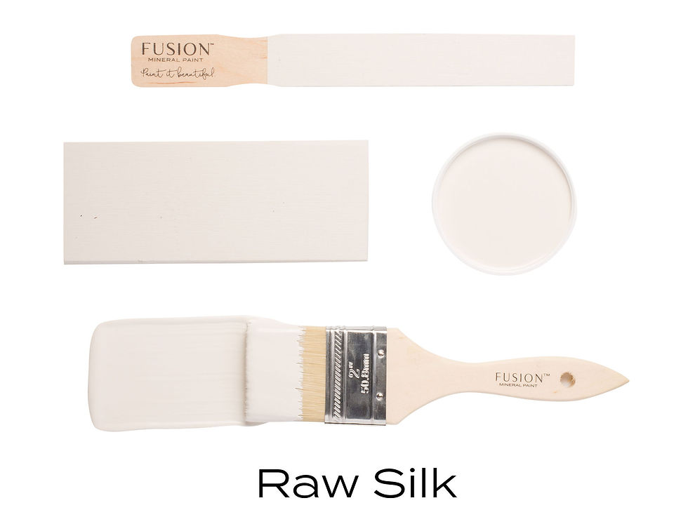 RAW SILK - FUSION Mineral Acryl Paint - Weiss
