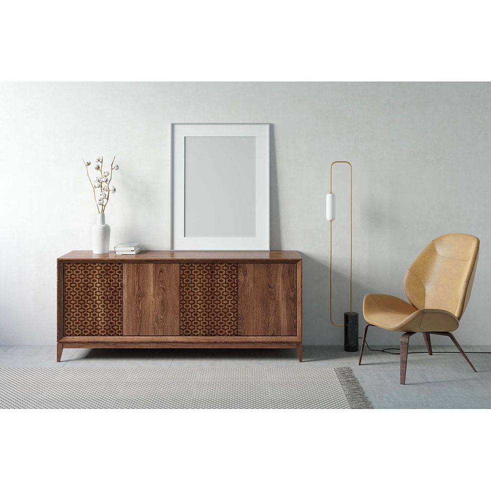 Miniaturbild: Schablone / Redesign Wandschablone - MIDCENTURY VIBES