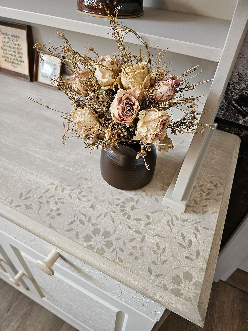 Miniaturbild: WHITE FLOWER BUFFET ❤️ Anrichte Buffet Küchenschrank F