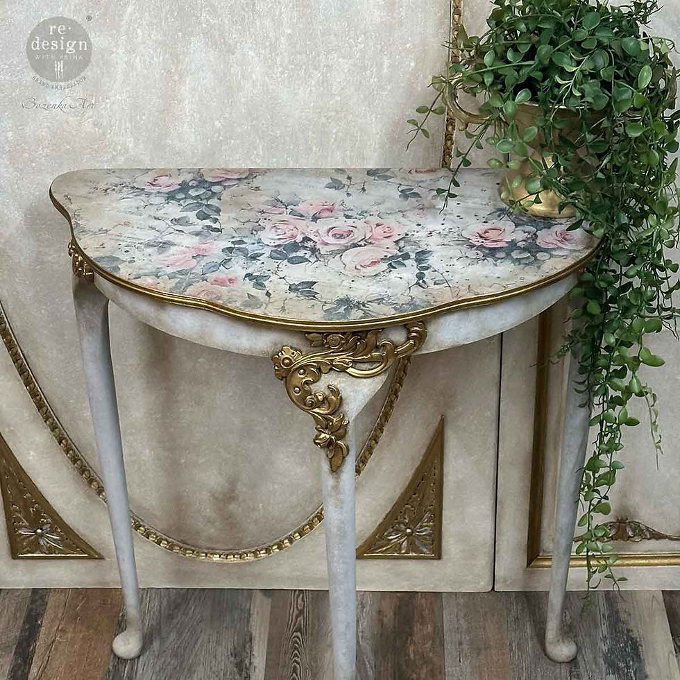 Miniaturbild: Decoupage Papier | Fiber| Redesign - ROSY REVERIE