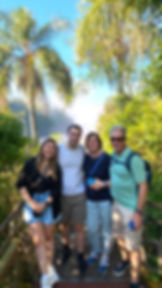 Family tour at Argentine Iguazu Falls