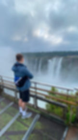 Traveler at Devil's Throat Argentine Side