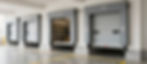 Loading docks, one open with inventory for lulu fulfillment