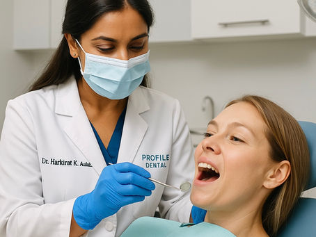 Emergency dentist in Elk Grove providing urgent care to a patient with severe tooth pain in a modern dental clinic.