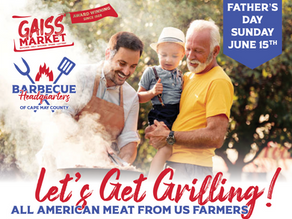 grilling packages at Gaiss' Market for Father's Day