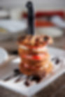 Tower of Pisa. Eggplant layers, tomato, moazzarella. Joey m's, Wildwood.