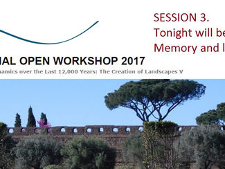 CALL. 30.11.2016: Tonight will be a memory too’ - Memory and landscapes (Session for Kiel Internatio