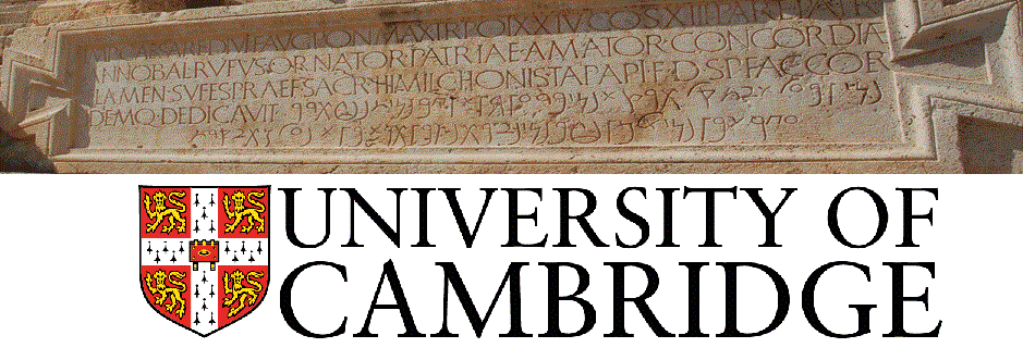 Epigraphic Saturday - 31/10/2015, Cambridge (England)