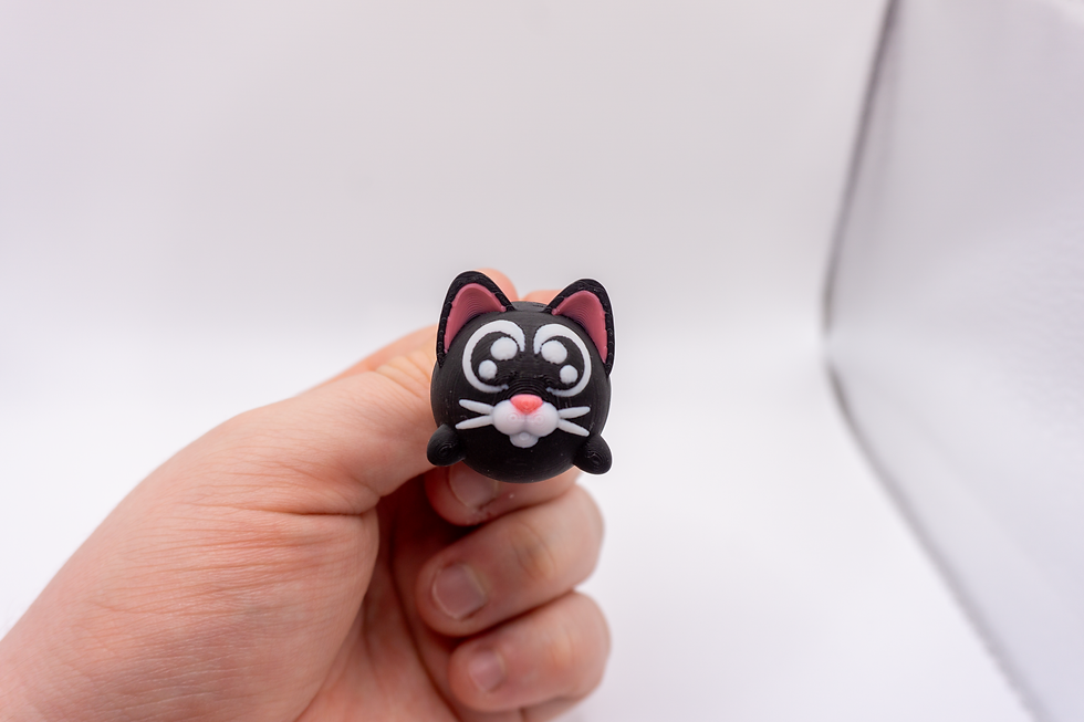 Thumbnail: Kawaii Cat Fidget Clicker - held in hand