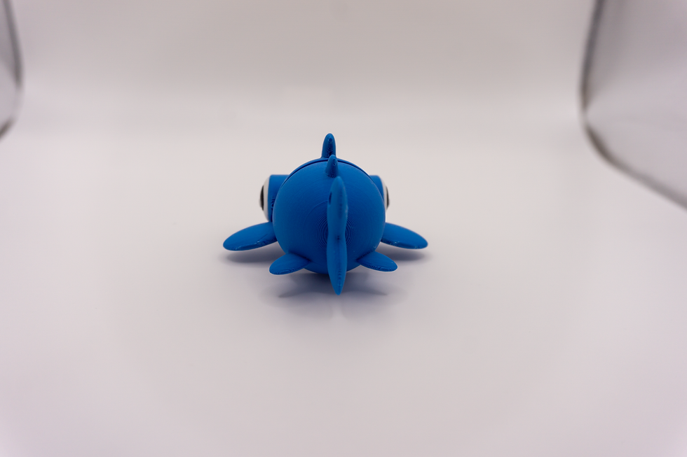 Thumbnail: Hammerhead Shark Fidget Clicker - back view
