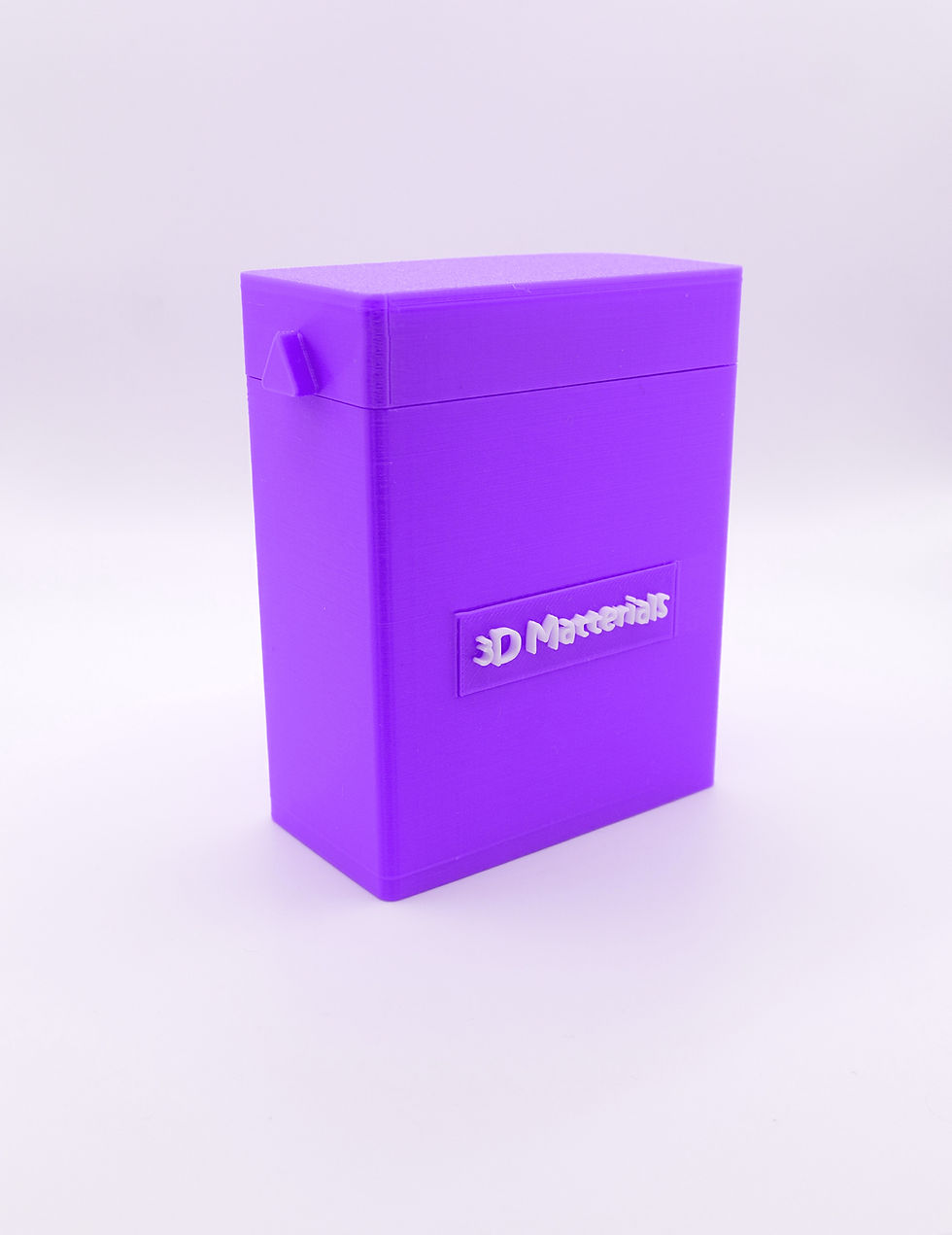 Thumbnail: 3D Printed Customizable Deck Box angled view - purple