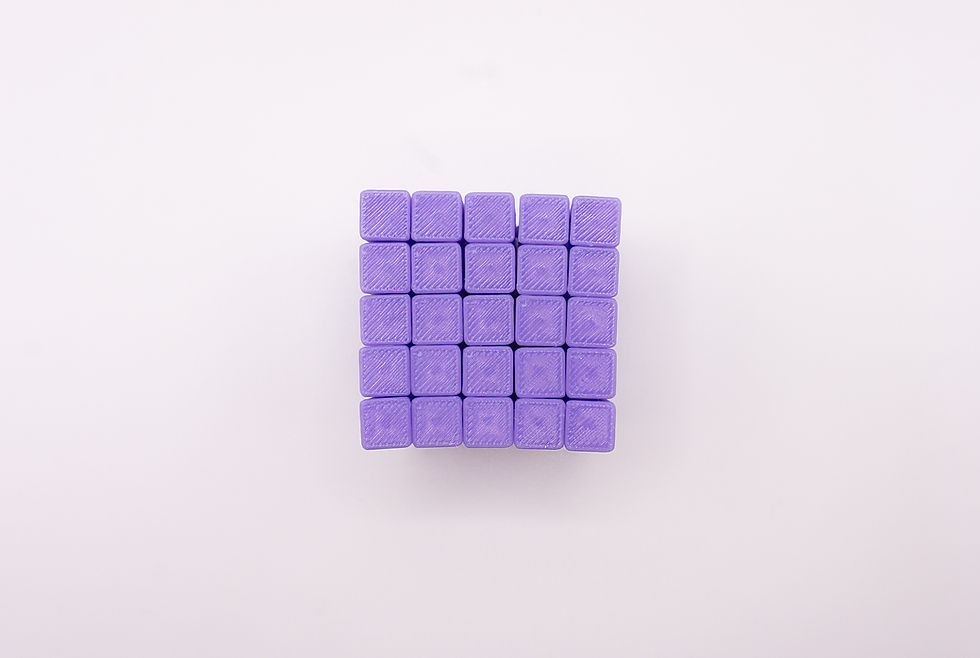 Thumbnail: 3D Printed Flexigrid Grid Fidget Toy top view