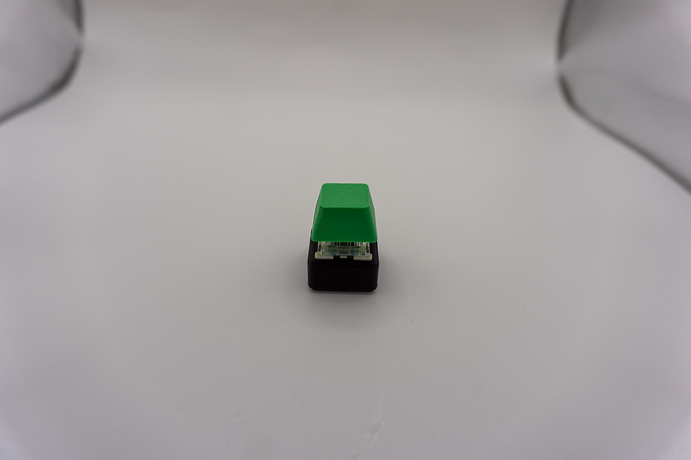 Thumbnail: Green Single Fidget Clicker Keychain - front view