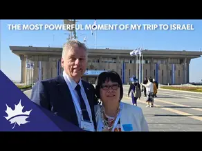 The most powerful moment of my trip to Israel!